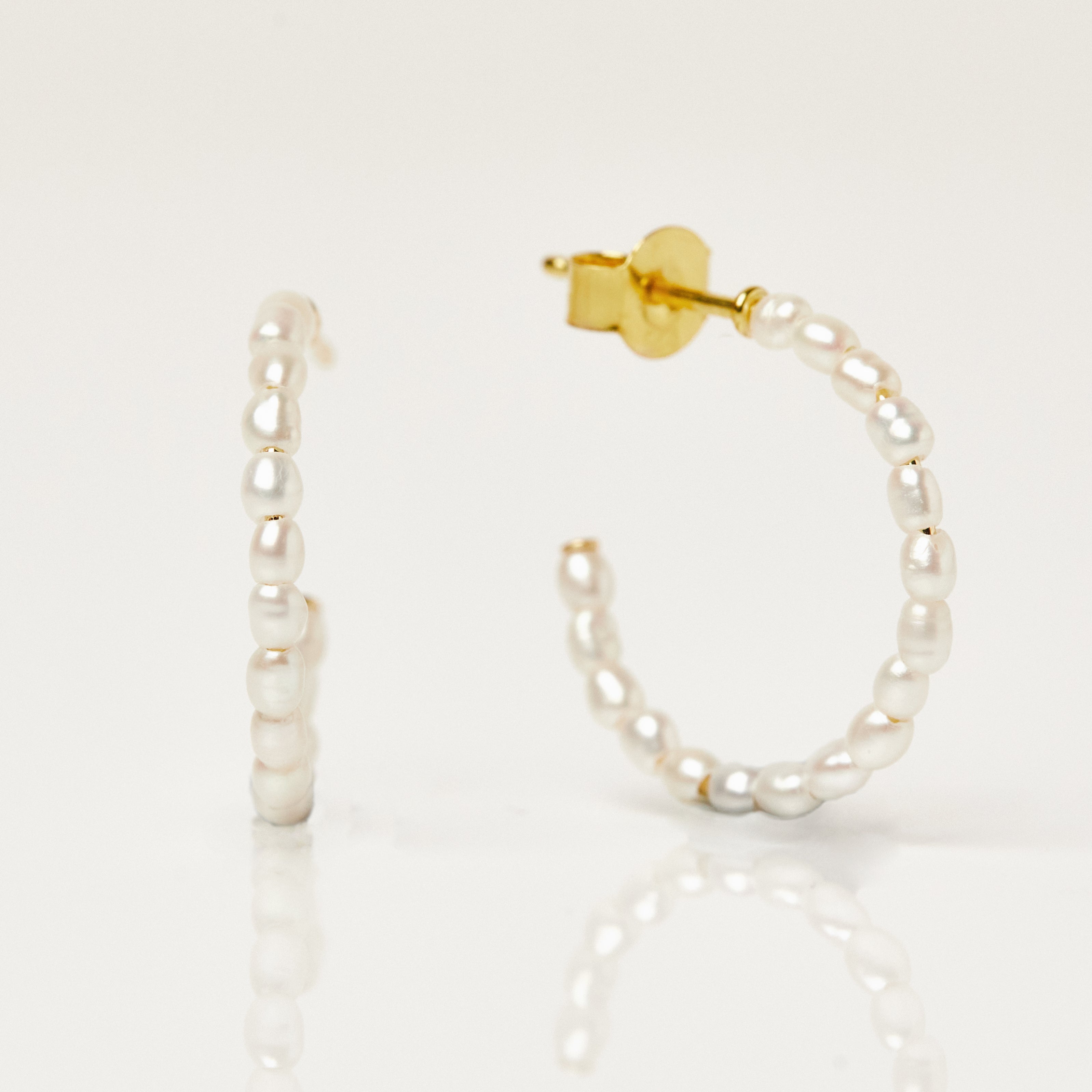 Buy Beautiful White Pearl Hoop Earrings for Women Online In India At  Discounted Prices